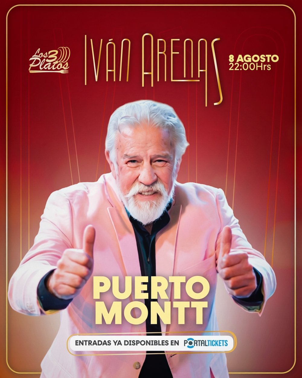 IVAN ARENAS EN LOS 3 PLATOS, PUERTO MONTT