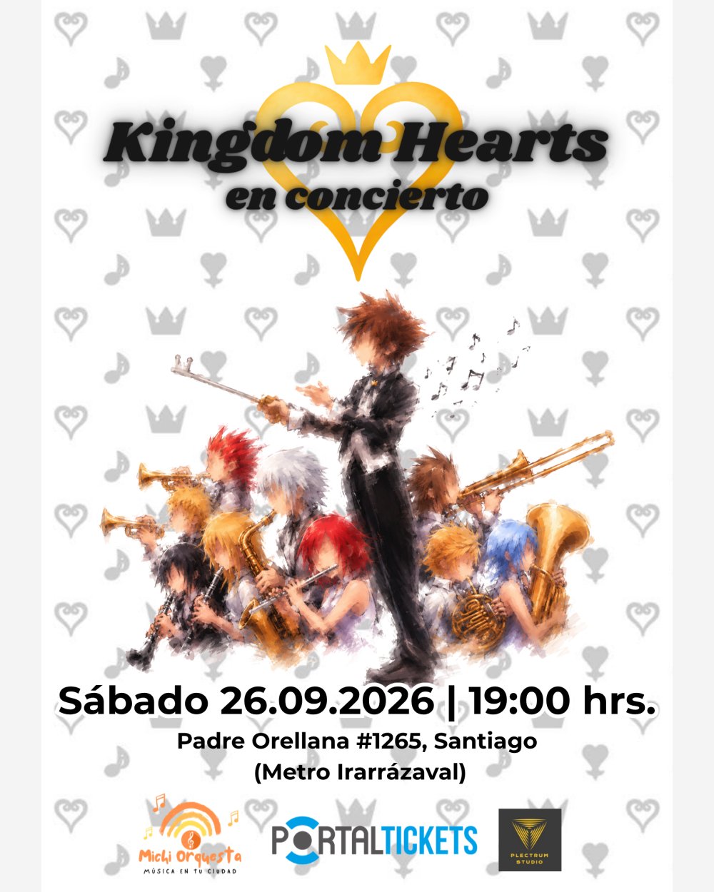KINGDOM HEARTS EN CONCIERTO EN PLECTRUM STUDIO