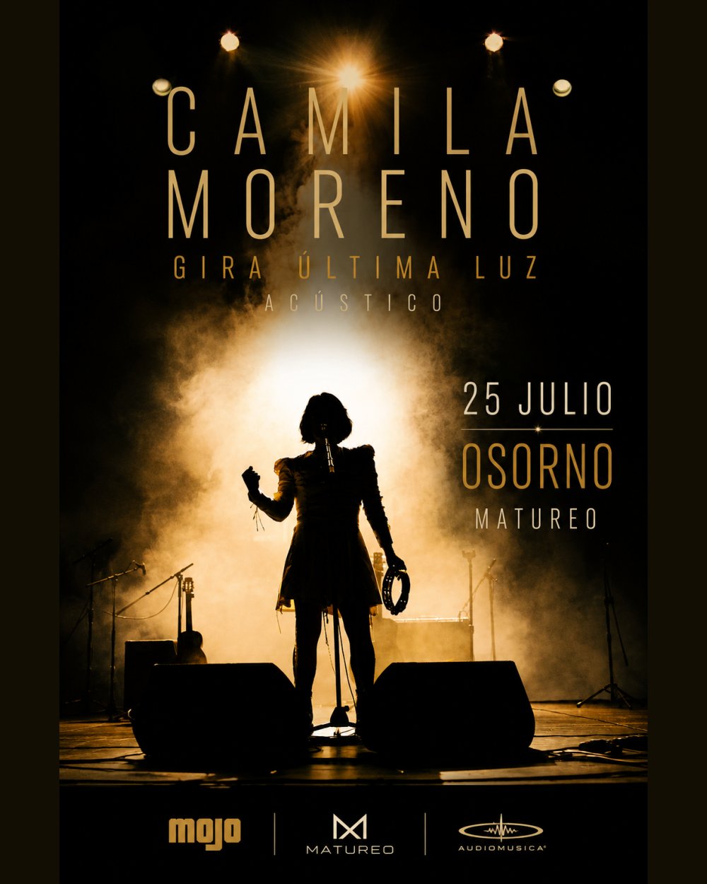 Flyer CAMILA MORENO EN MATUREO, OSORNO