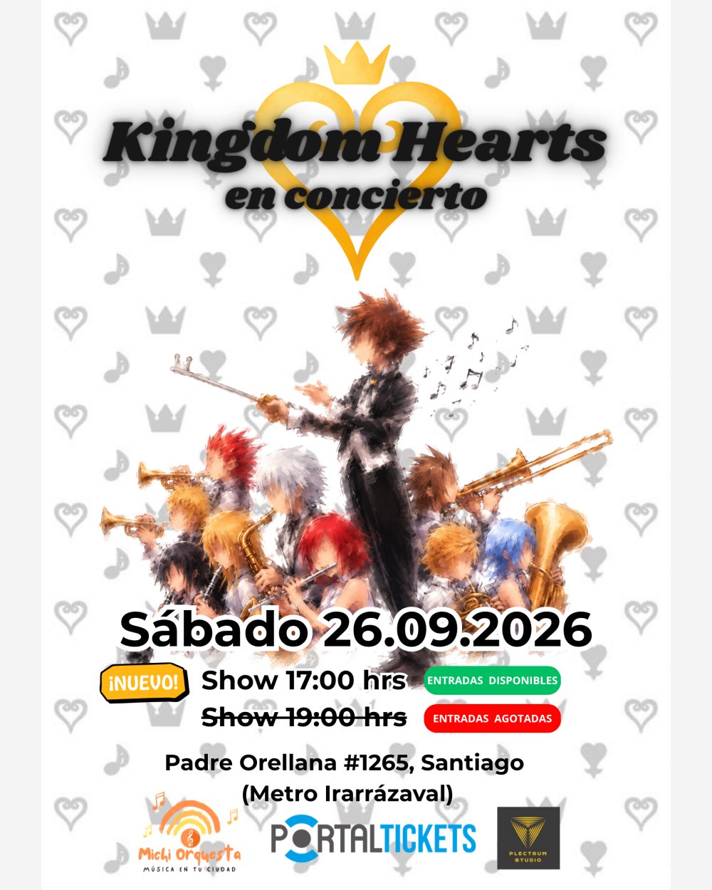 KINGDOM HEARTS EN CONCIERTO EN PLECTRUM STUDIO (SEGUNDO SHOW)