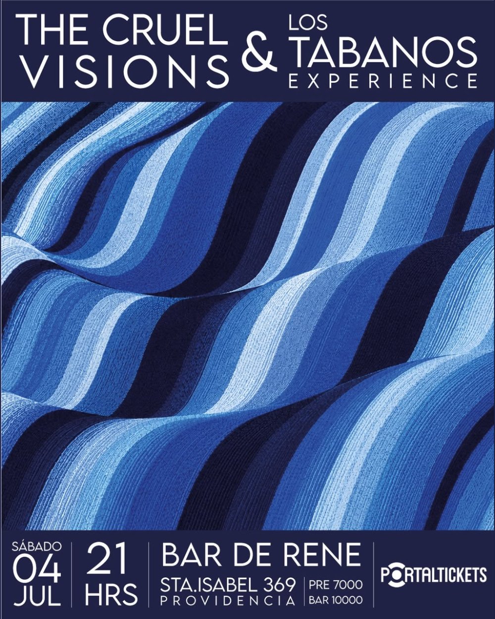 Flyer CRUEL VISION + LTX EN BAR DE RENÉ