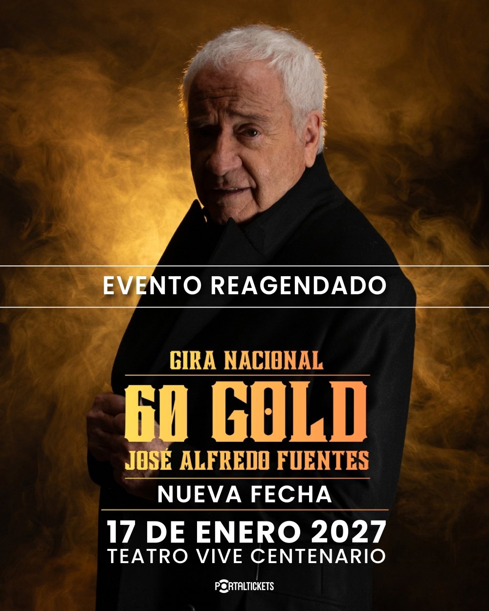 JOSÉ ALFREDO FUENTES 60 GOLD EN LA SERENA - TEATRO VIVE CENTENARIO