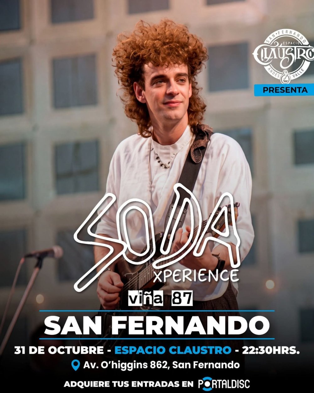SODA XPERIENCE VIÑA 87 EN ESPACIO CLAUSTRO, SAN FERNANDO