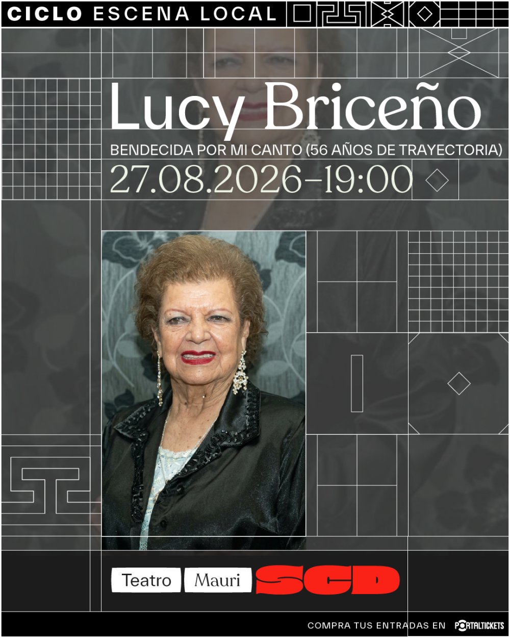 LUCY BRICEÑO EN TEATRO MAURI SCD, VALPARAÍSO