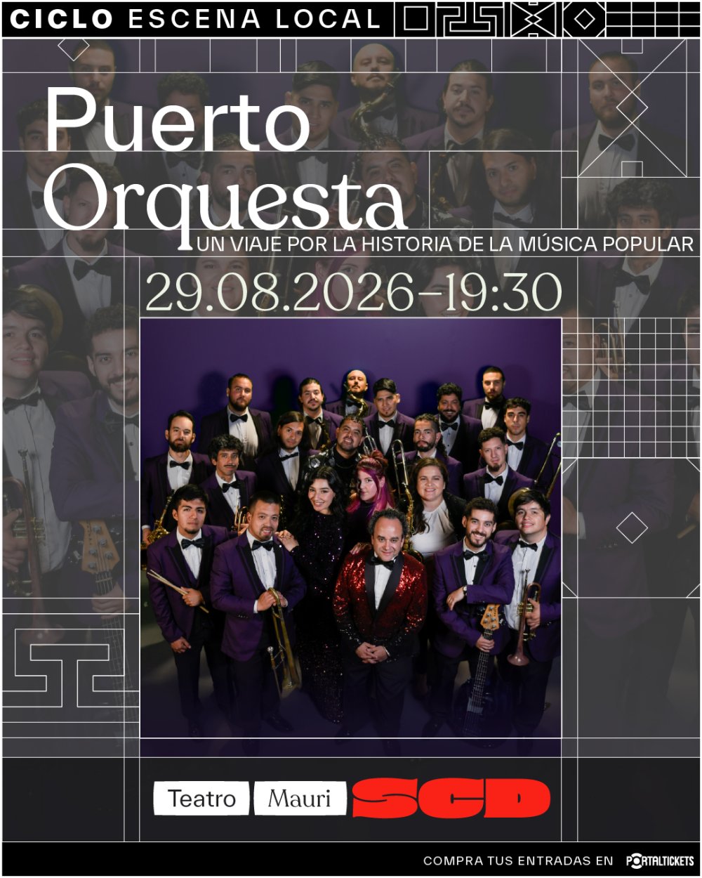 PUERTO ORQUESTA EN TEATRO MAURI SCD, VALPARAÍSO