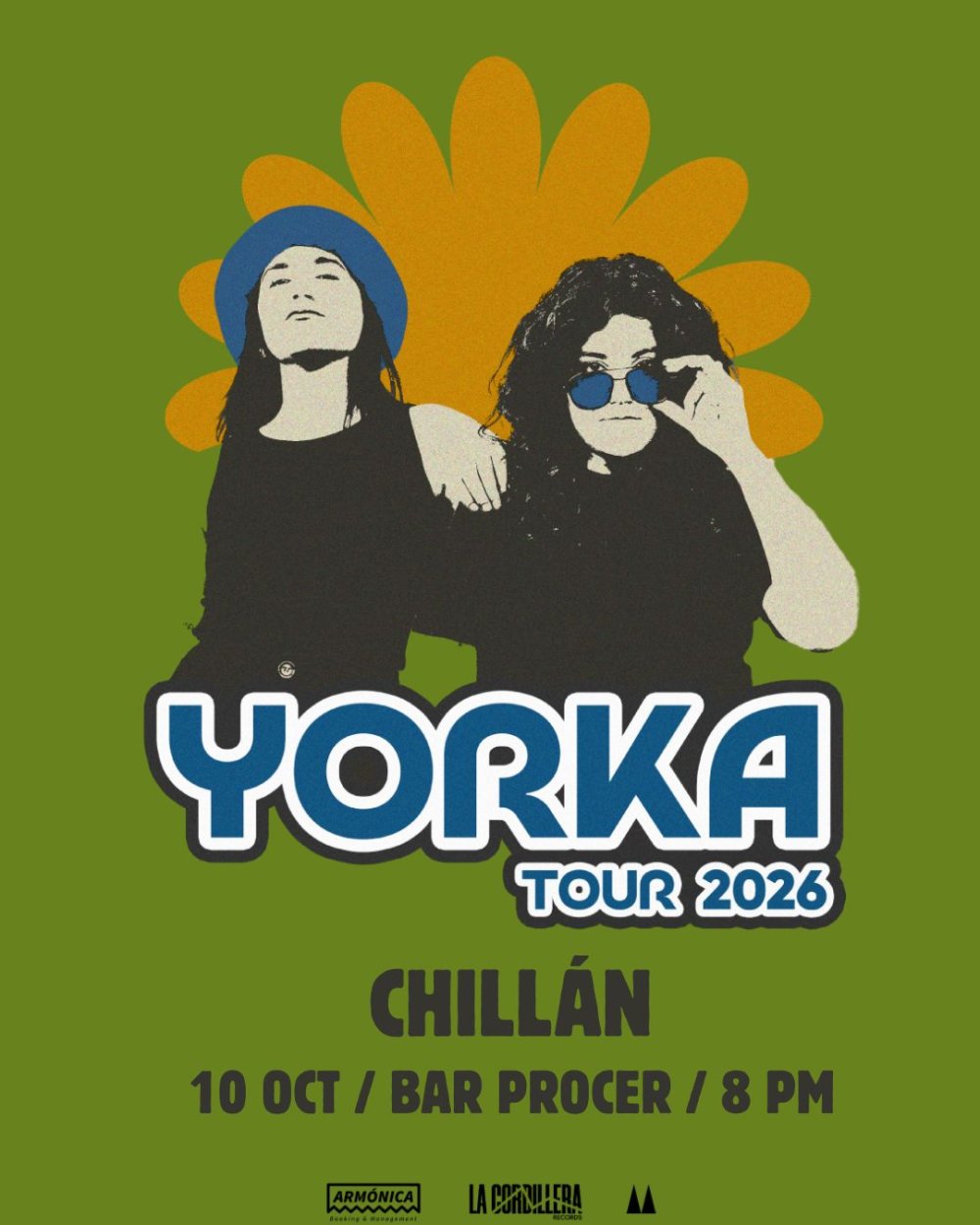 Flyer YORKA EN BAR PRÓCER, CHILLÁN