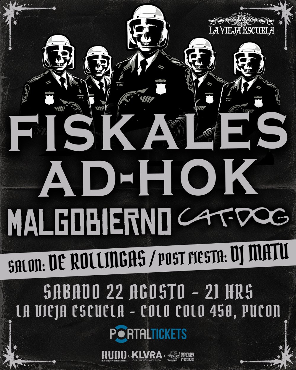 Flyer FISKALES AD HOK EN PUCÓN