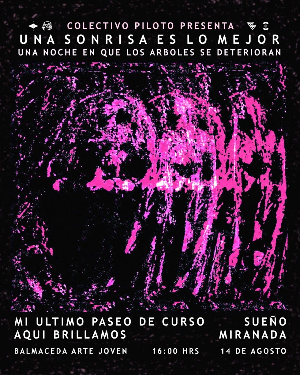 UNA NOCHE EN QUE LOS ARBOLES SE DETERIORAN EN BALMACEDA ARTE JOVEN, CONCEPCIÓN