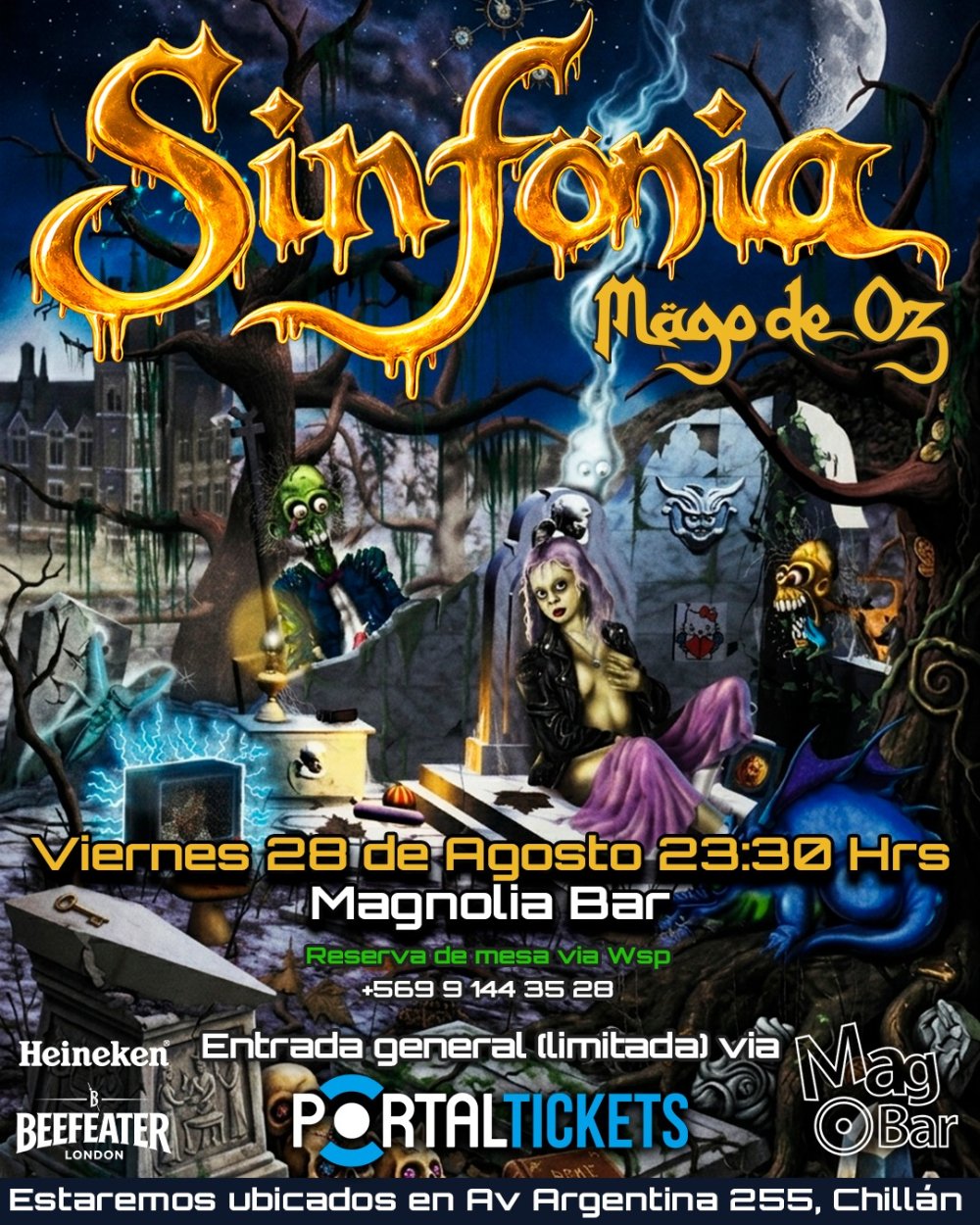 SINFÖNIA: HOMENAJE A MAGO DE OZ EN MAGBAR, CHILLÁN