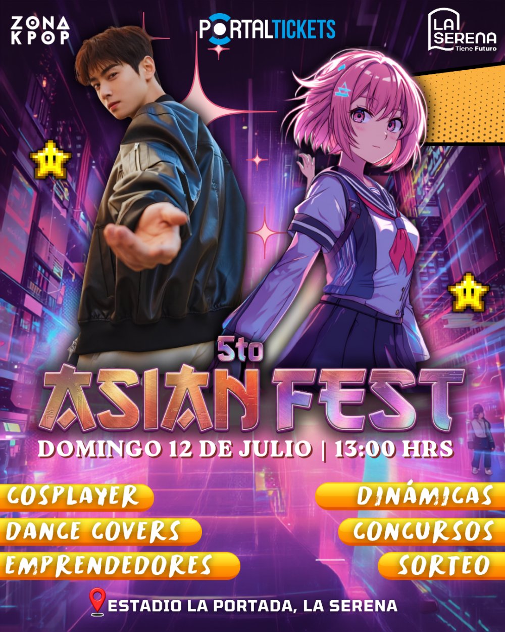 K-POP・アジア soan 5° ASIAN FEST // PortalTickets.cl