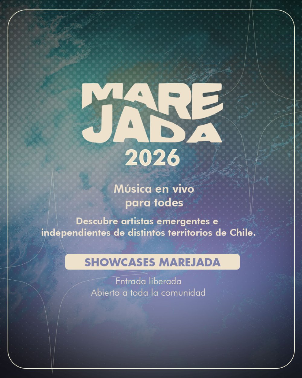 MAREJADA 2026: SHOWCASES EN CENTRO CULTURAL SAN ANTONIO