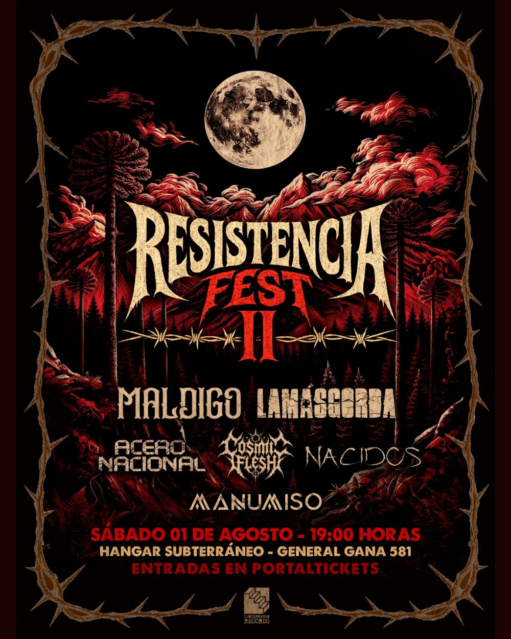 Flyer RESISTENCIA FEST II