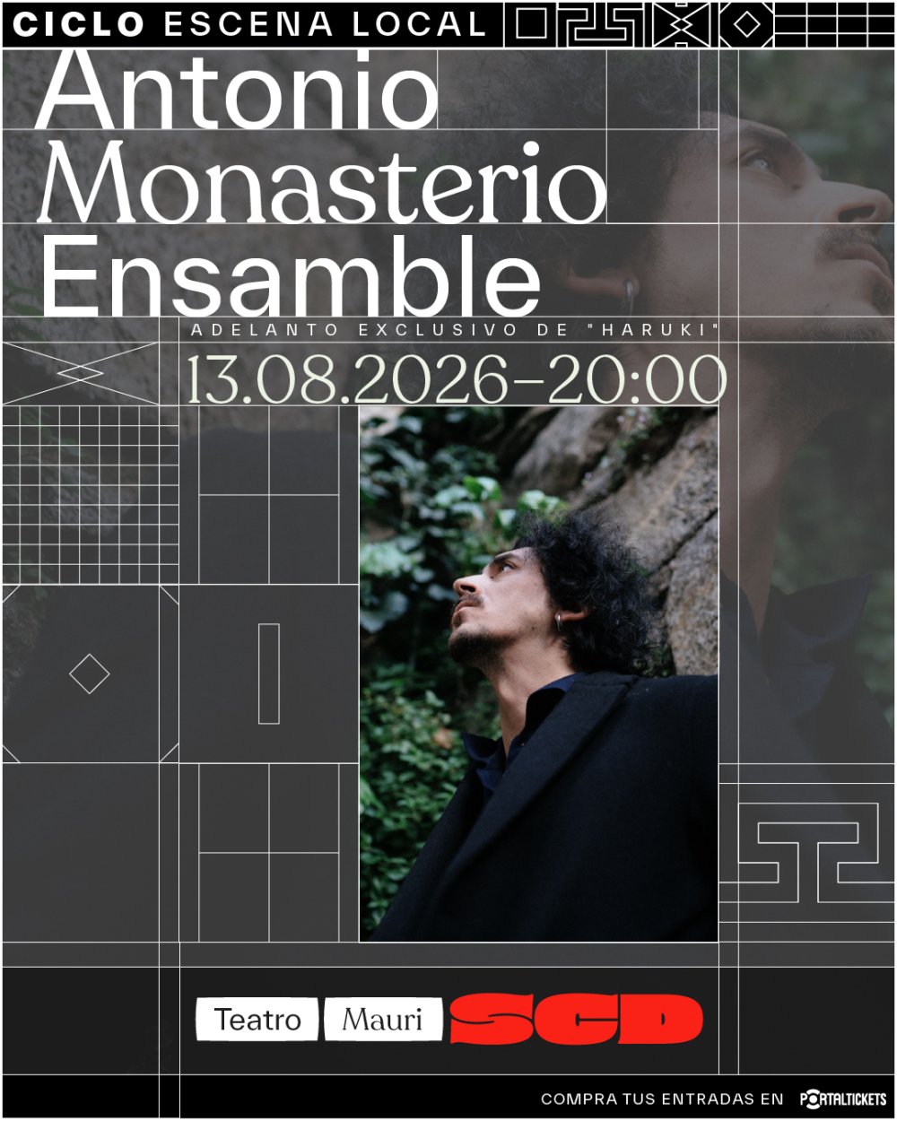 ANTONIO MONASTERIO ENSAMBLE EN TEATRO MAURI SCD, VALPARAISO
