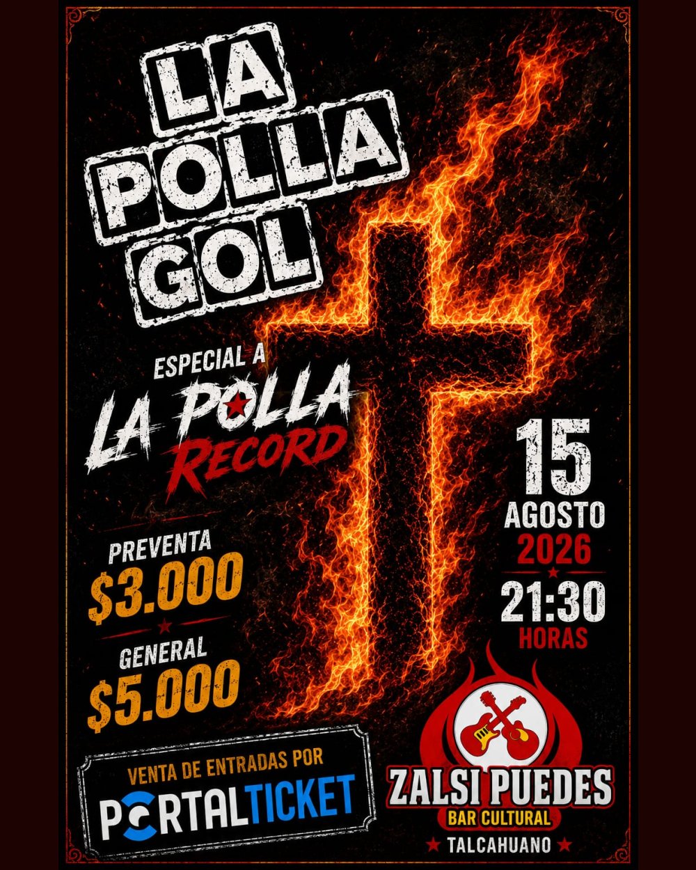 LA POLLA GOL: ESPECIAL LA POLLA RÉCORD EN ZALSI PUEDES, TALCAHUANO