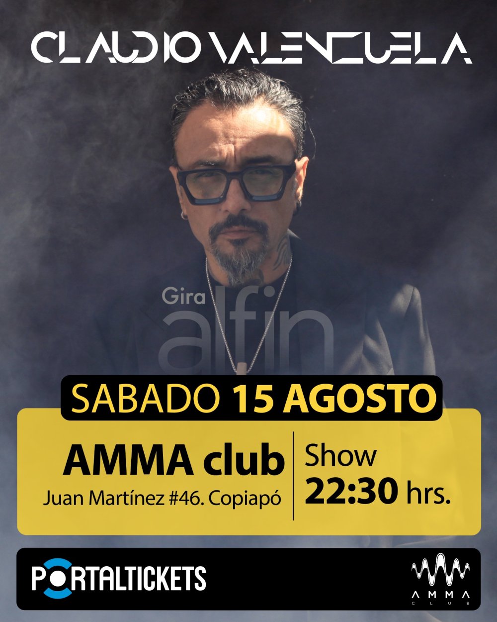 CLAUDIO VALENZUELA EN AMMA CLUB, COPIAPÓ