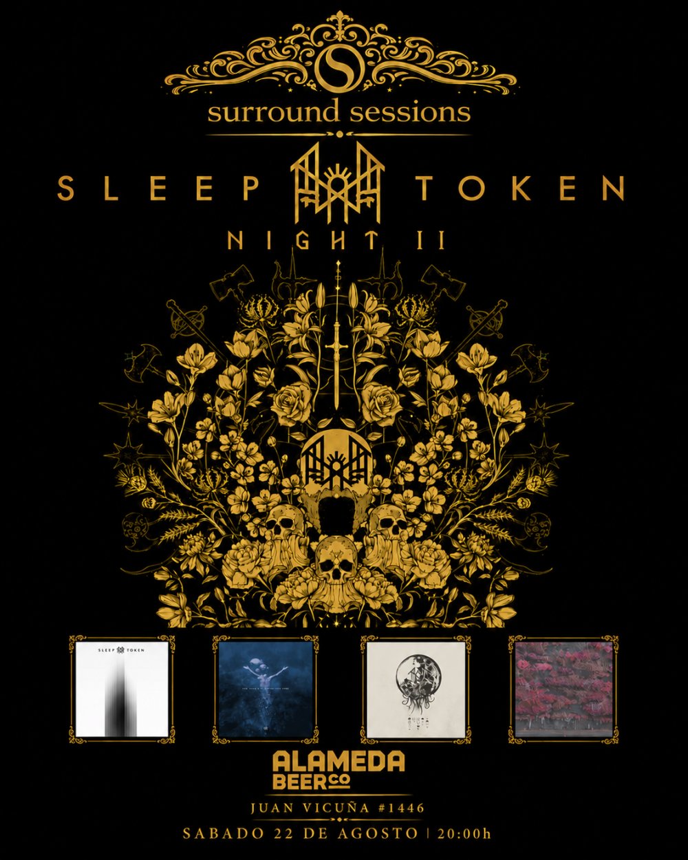 SURROUND SESSION: SLEEP TOKEN NIGHT 2 EN ALAMEDA BEER CO