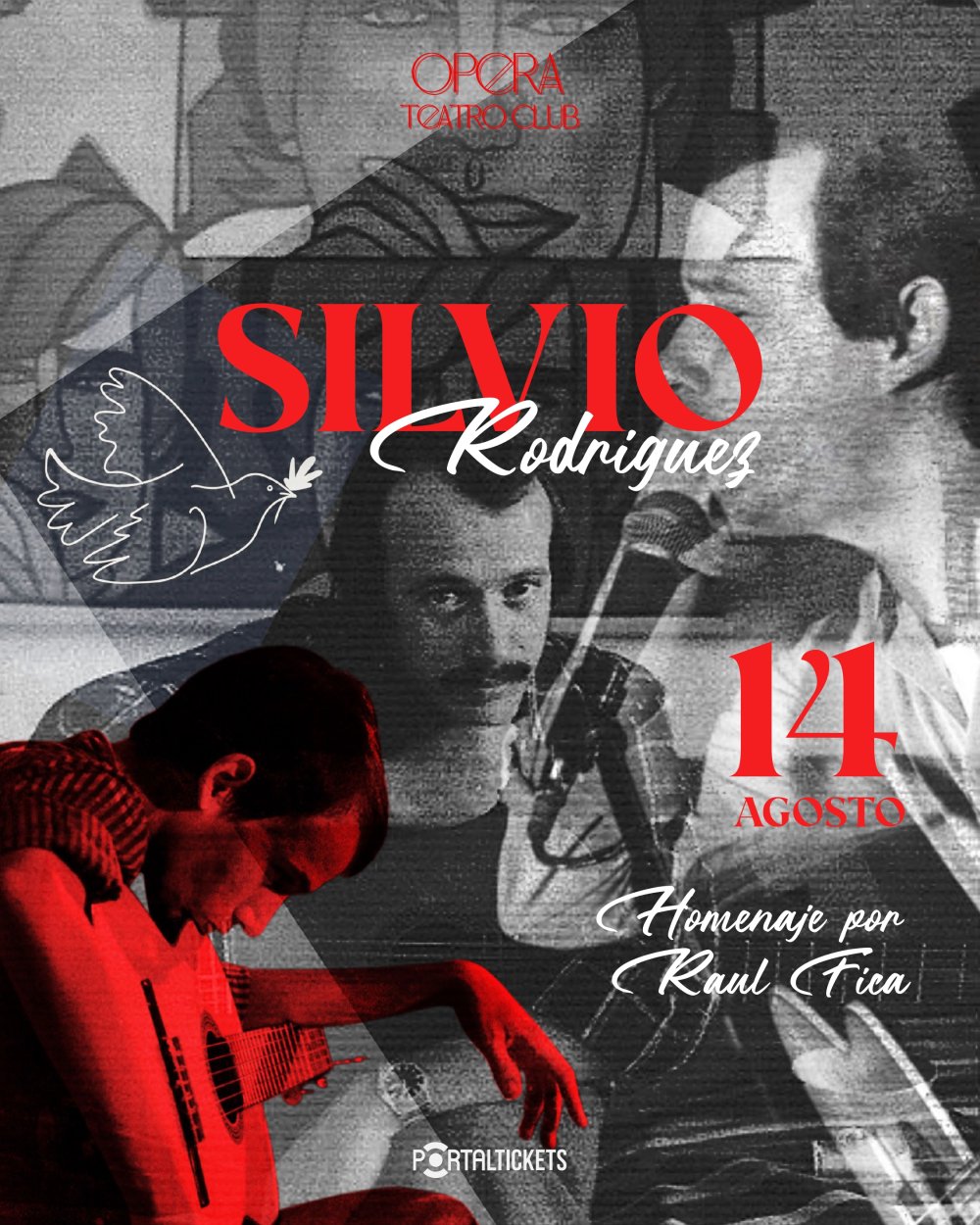 TRIBUTO SILVIO RODRIGUEZ EN OPERA TEATRO CLUB, LA SERENA