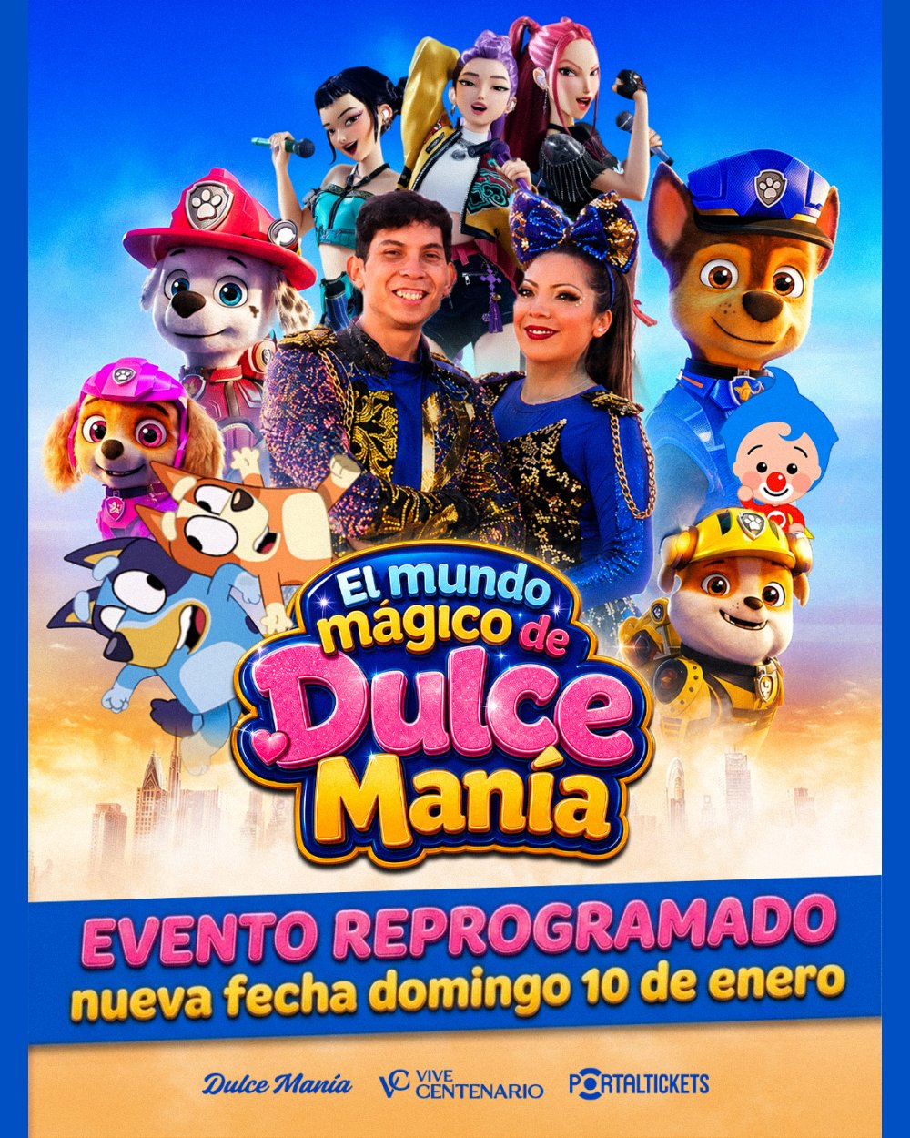 MUNDO MÁGICO DE DULCE MANÍA EN TEATRO CENTENARIO DE LA SERENA