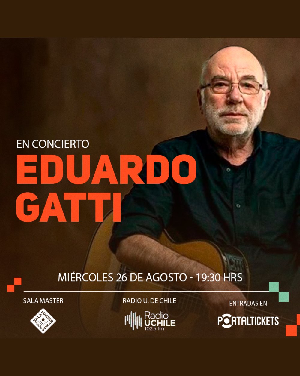 Flyer EDUARDO GATTI EN SALA MASTER