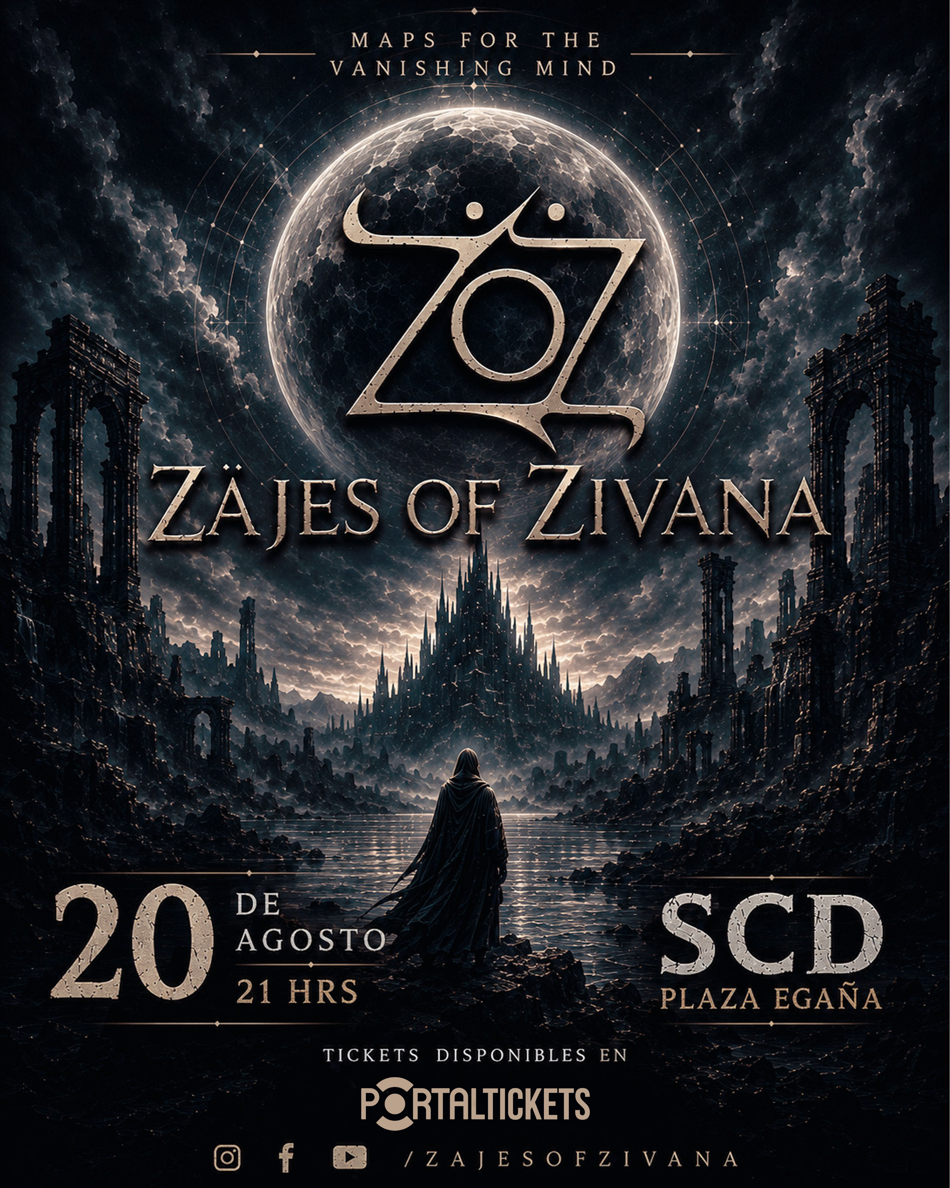 ZÄJES OF ZIVANA - MAPS FOR THE VANISHING MIND EN SALA SCD EGAÑA