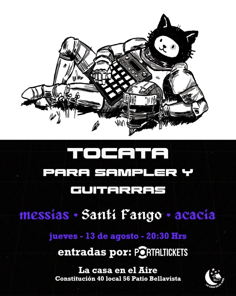 TOCATA PARA SAMPLER Y GUITARRAS EN LA CASA EN EL AIRE