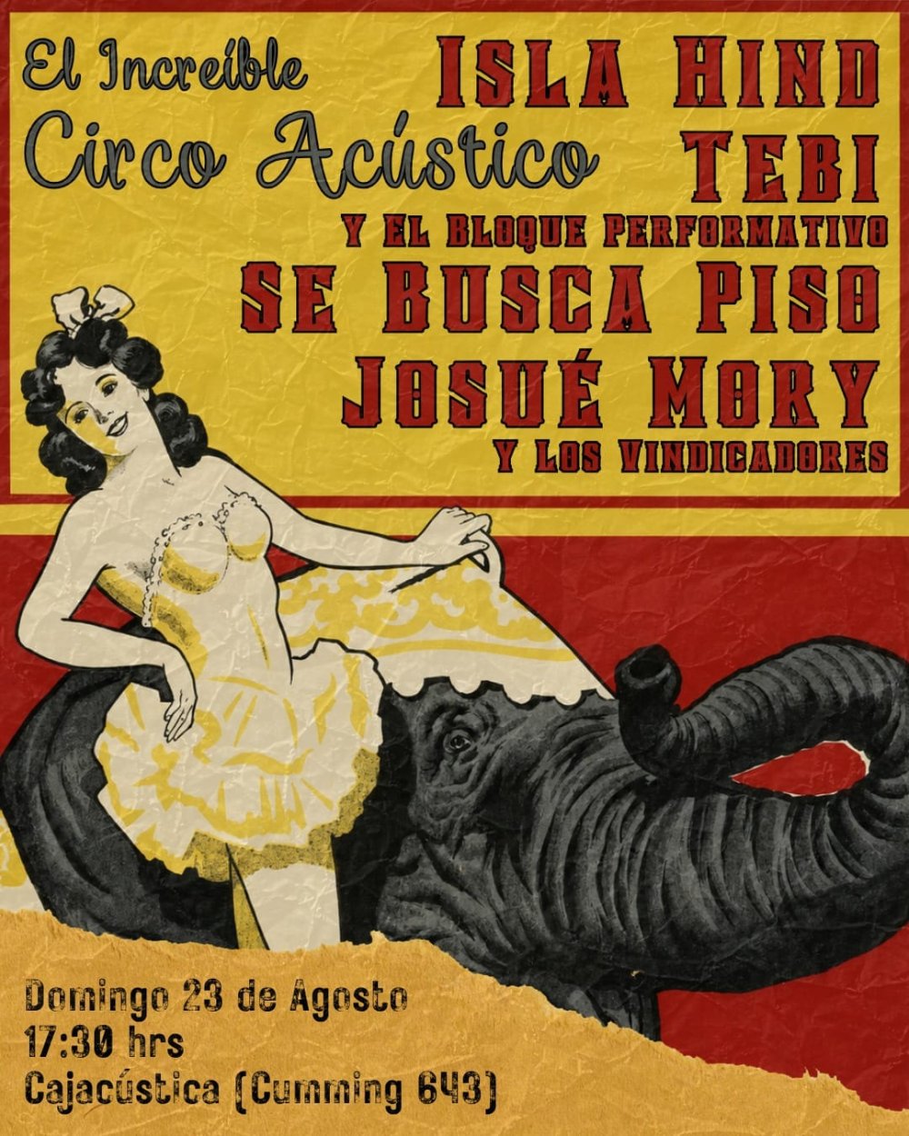 EL INCREIBLE CIRCO ACUSTICO EN CAJACÚSTICA