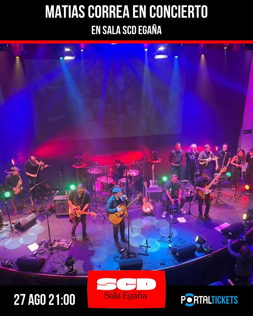 MATIAS CORREA EN CONCIERTO: DE LO SAGRADO EN SALA SCD EGAÑA