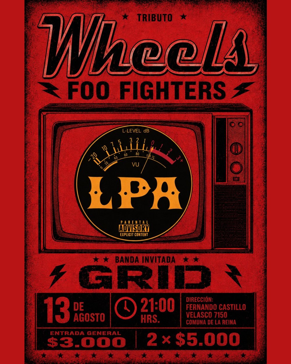 TRIBUTO A FOO FIGHTERS EN LA PUERTA AMARILLA