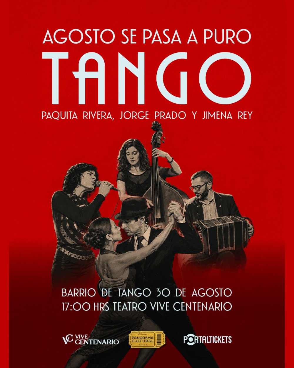 BARRIO DE TANGO EN TEATRO VIVE CENTENARIO DE LA SERENA