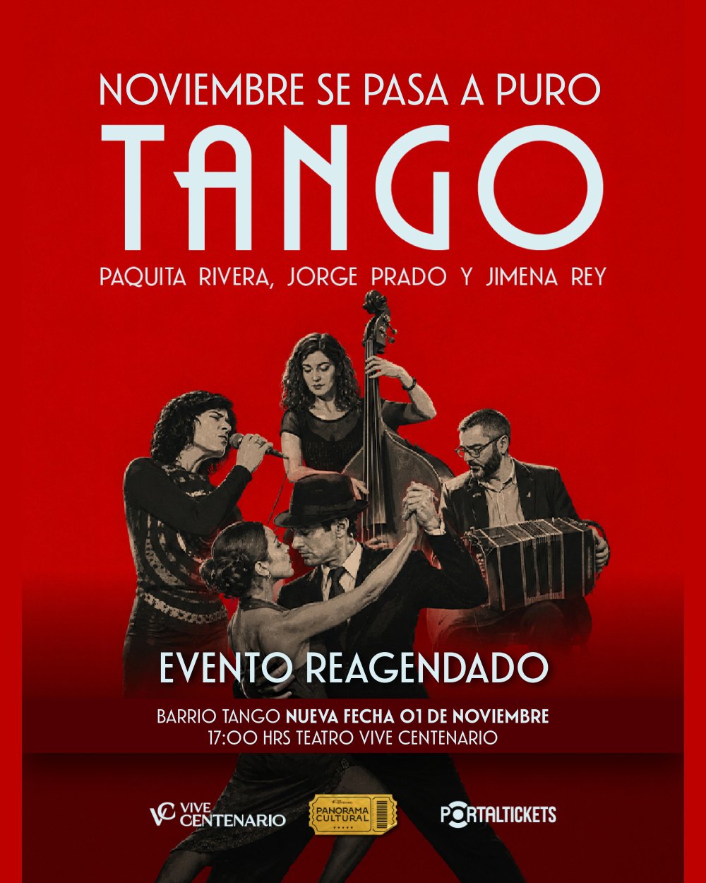BARRIO DE TANGO EN TEATRO VIVE CENTENARIO DE LA SERENA