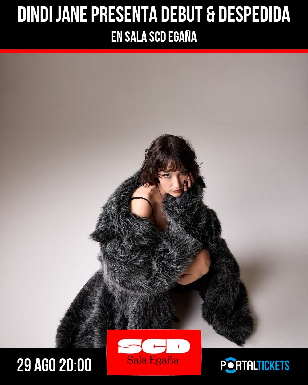 DINDI JANE PRESENTA DEBUT & DESPEDIDA EN SALA SCD EGAÑA
