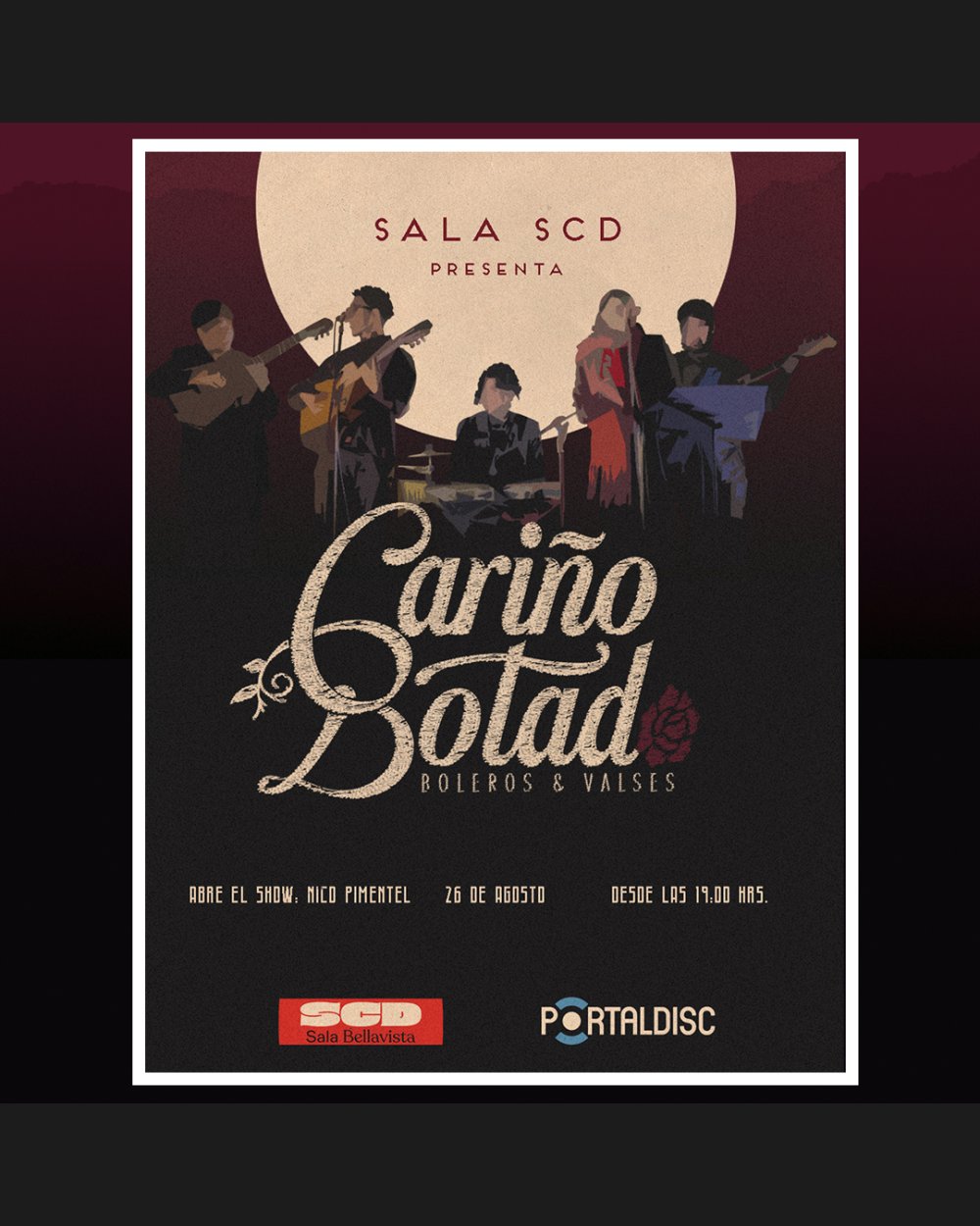 CARIÑO BOTADO EN SALA SCD BELLAVISTA