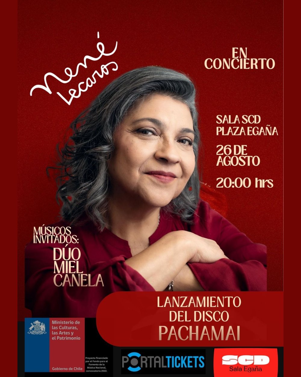 NENE LECAROS: DISCO PACHAMAI EN SALA SCD EGAÑA
