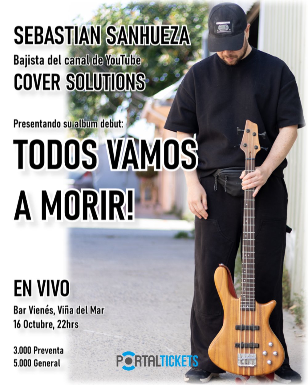 SEBASTIAN SANHUEZA (COVER SOLUTIONS) EN BAR VIENÉS, VIÑA DEL MAR