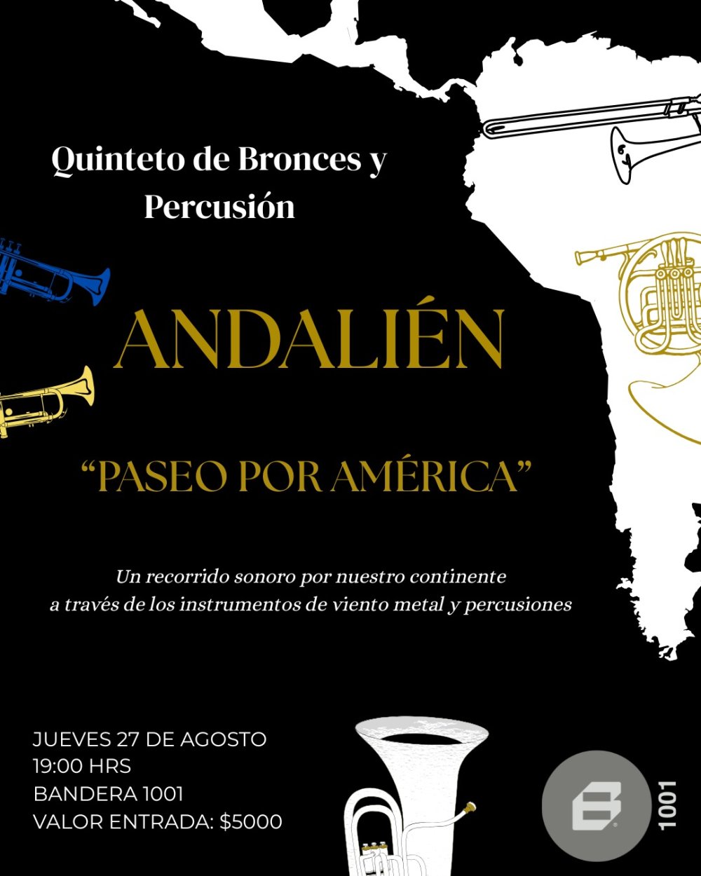 ANDALIÉN: PASEO POR AMÉRICA EN BANDERA 1001, CONCEPCIÓN