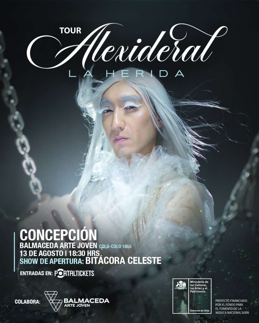 ALEXIDERAL: TOUR LA HERIDA EN BALMACEDA ARTE JOVEN BIOBIO, CONCEPCIÓN