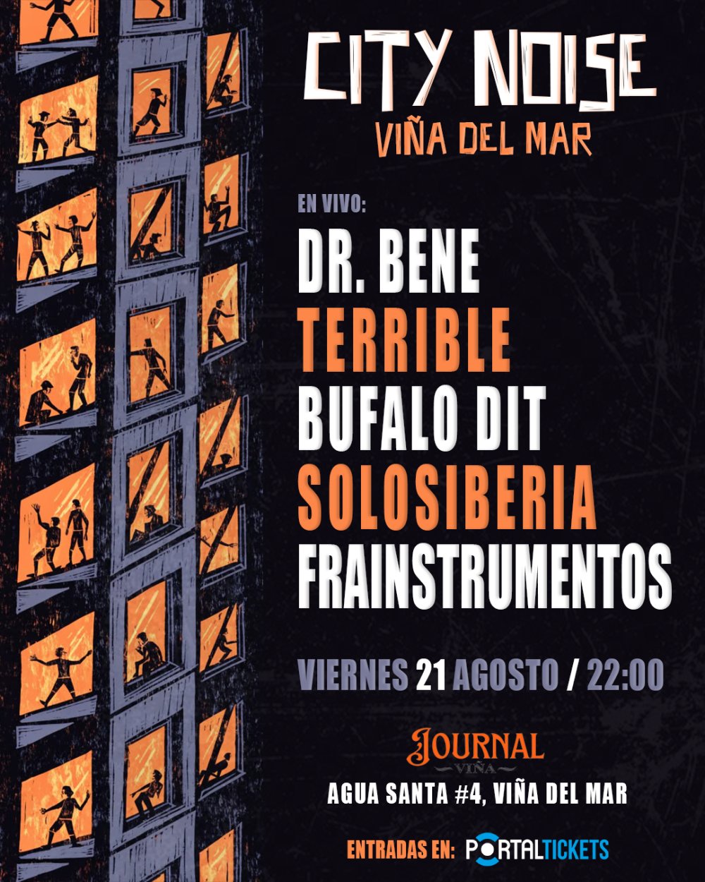 CITY NOISE EN JOURNAL, VIÑA DEL MAR
