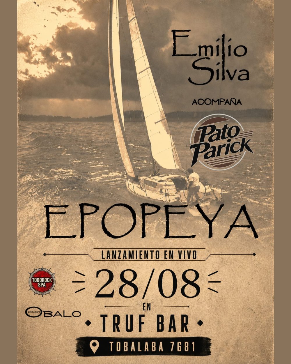 EMILIO SILVA: EPOPEYA EN VIVO BAR TRUF