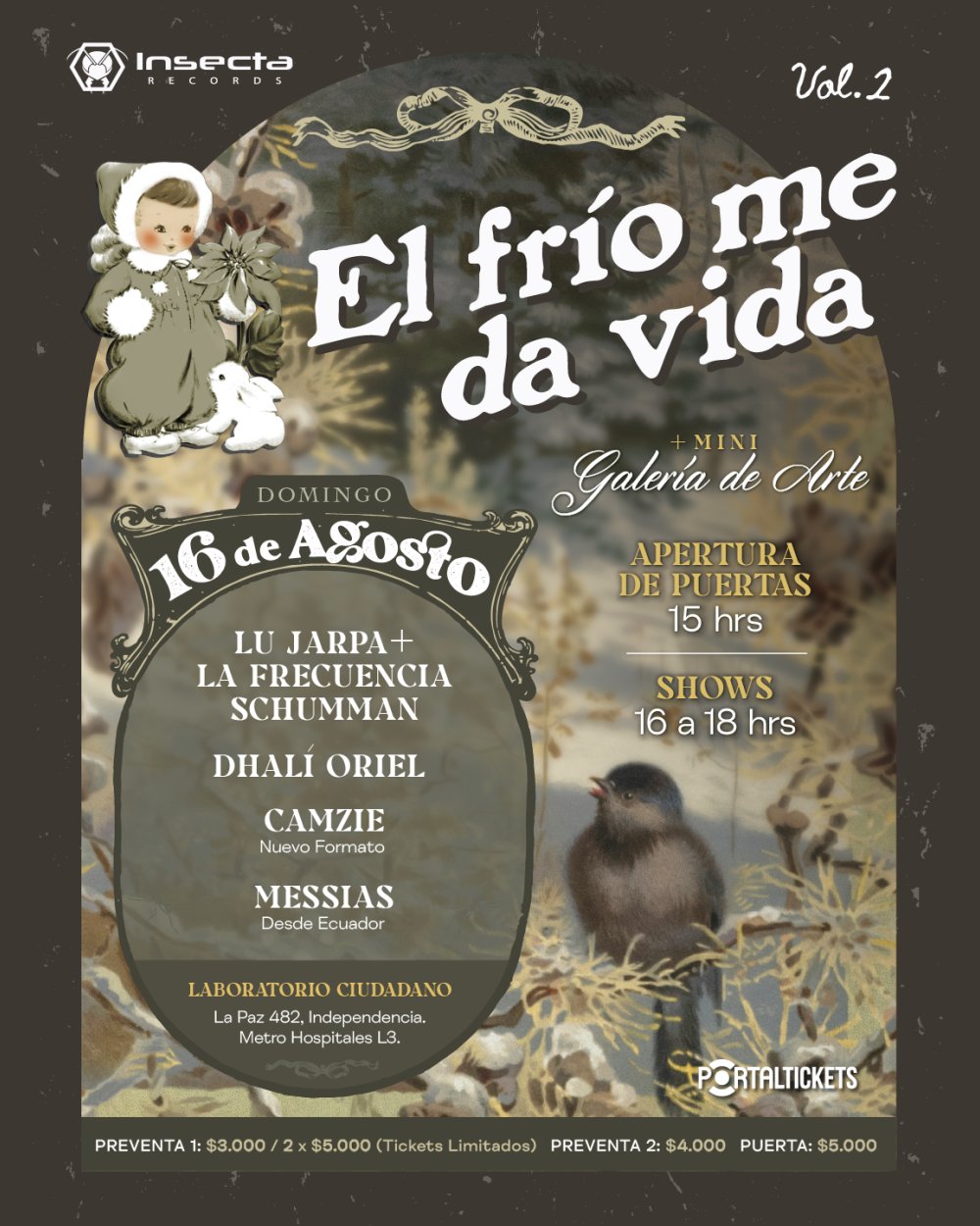 EL FRÍO ME DA VIDA VOL.2 EN LABORATORIO CIUDADANO LAPAZ482