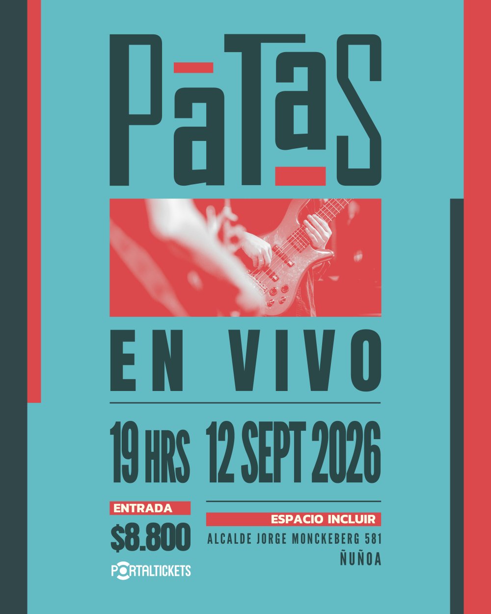 PATAS EN VIVO EN ESPACIO INCLUIR