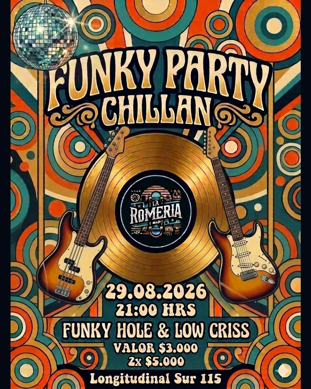 FUNKY PARTY EN LA ROMERIA BEER, CHILLÁN