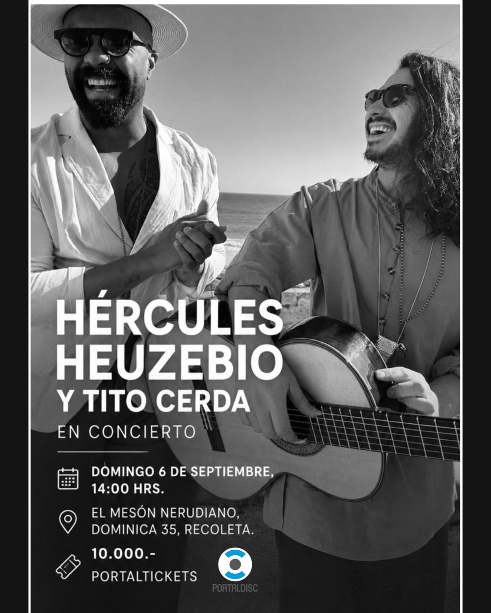 HERCULES HEUZEBIO + TITO CERDA I MPB & BOSSA NOVA EN EL MESON NERUDIANO