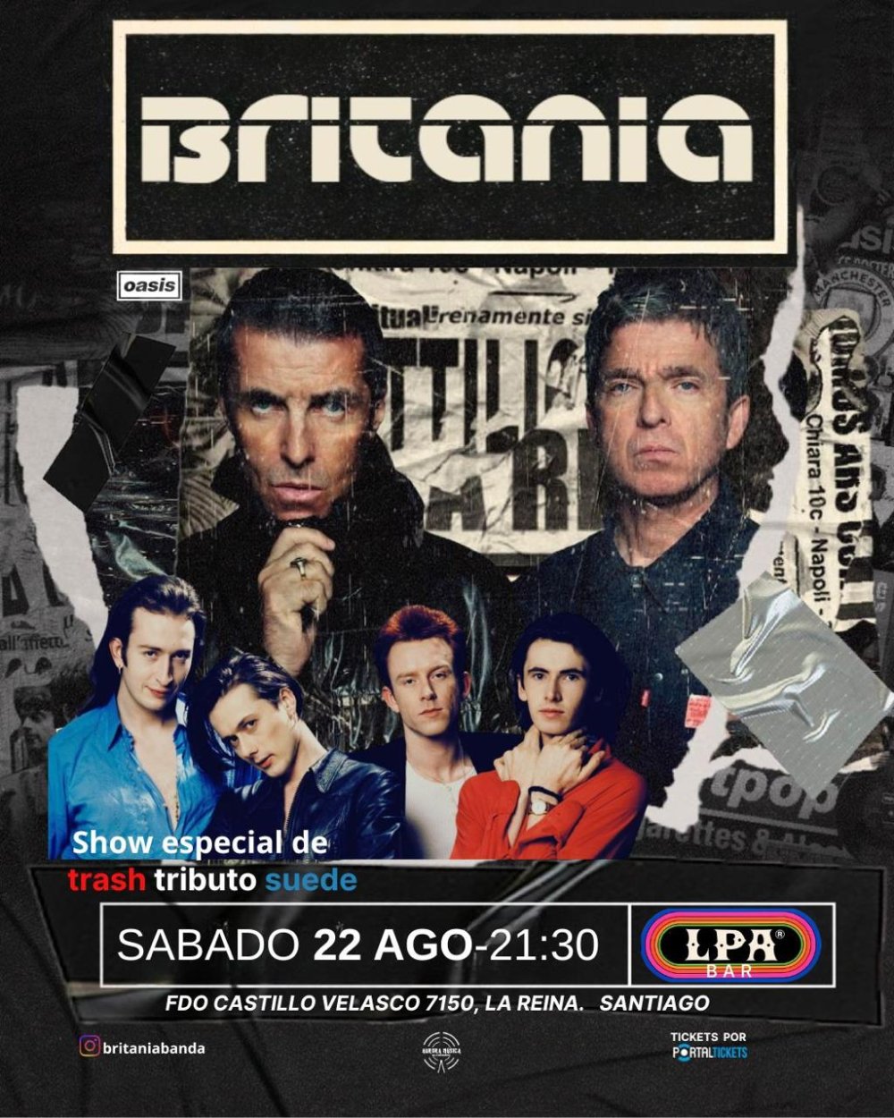 BRITANIA + TRASH EN VIVO EN LA PUERTA AMARILLA