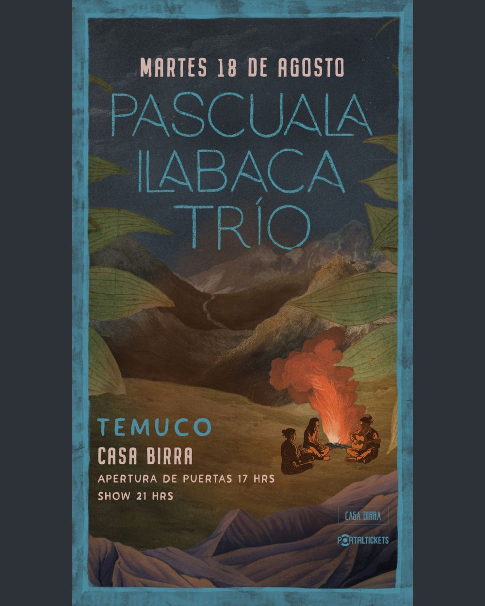 PASCUALA ILABACA TRIO EN TEMUCO - CASA BIRRA