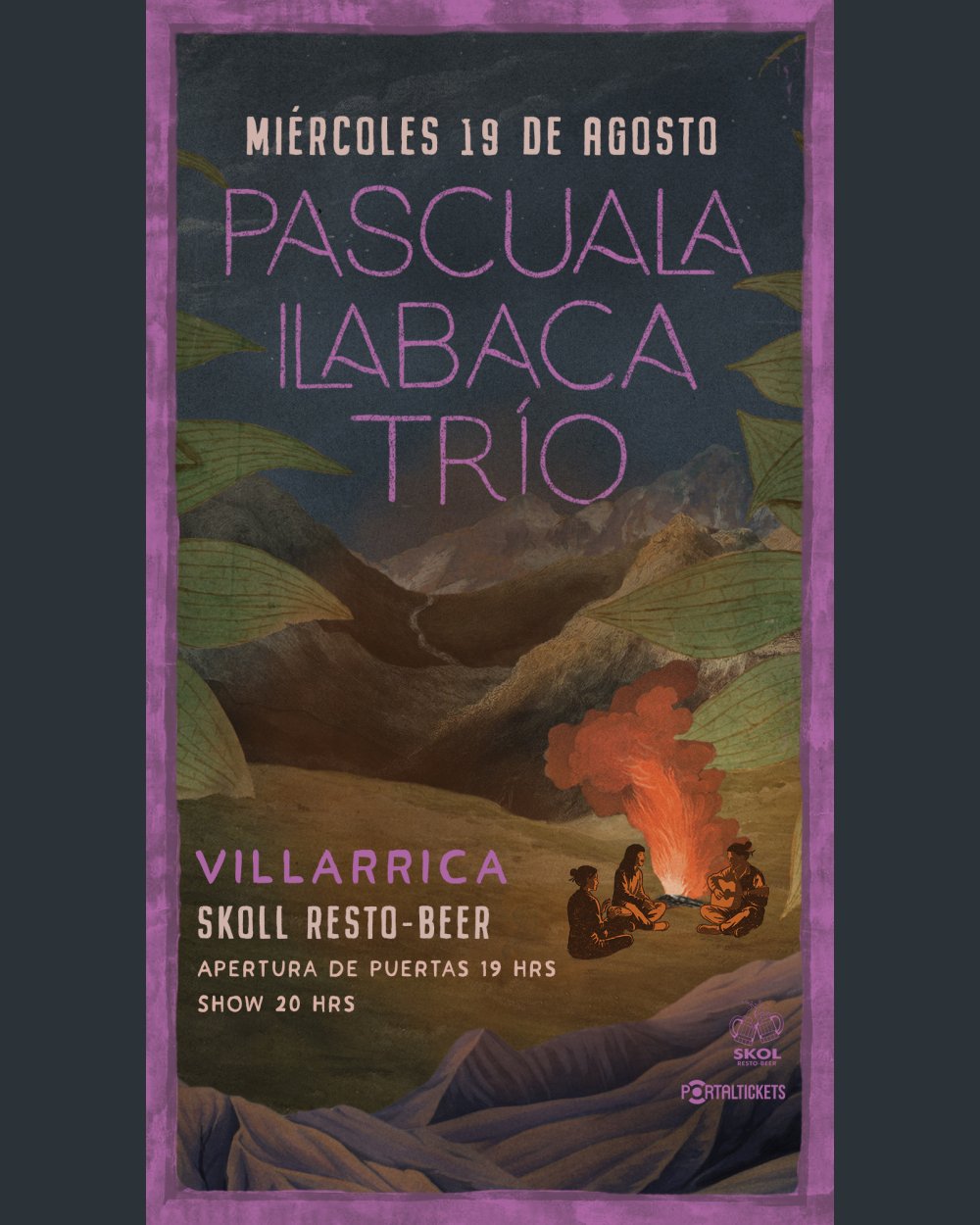 PASCUALA ILABACA TRIO EN VILLARRICA - SKOL RESTOBEER