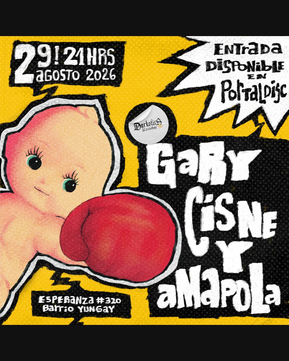 GARY + CISNE Y AMAPOLA EN DARKOLICS