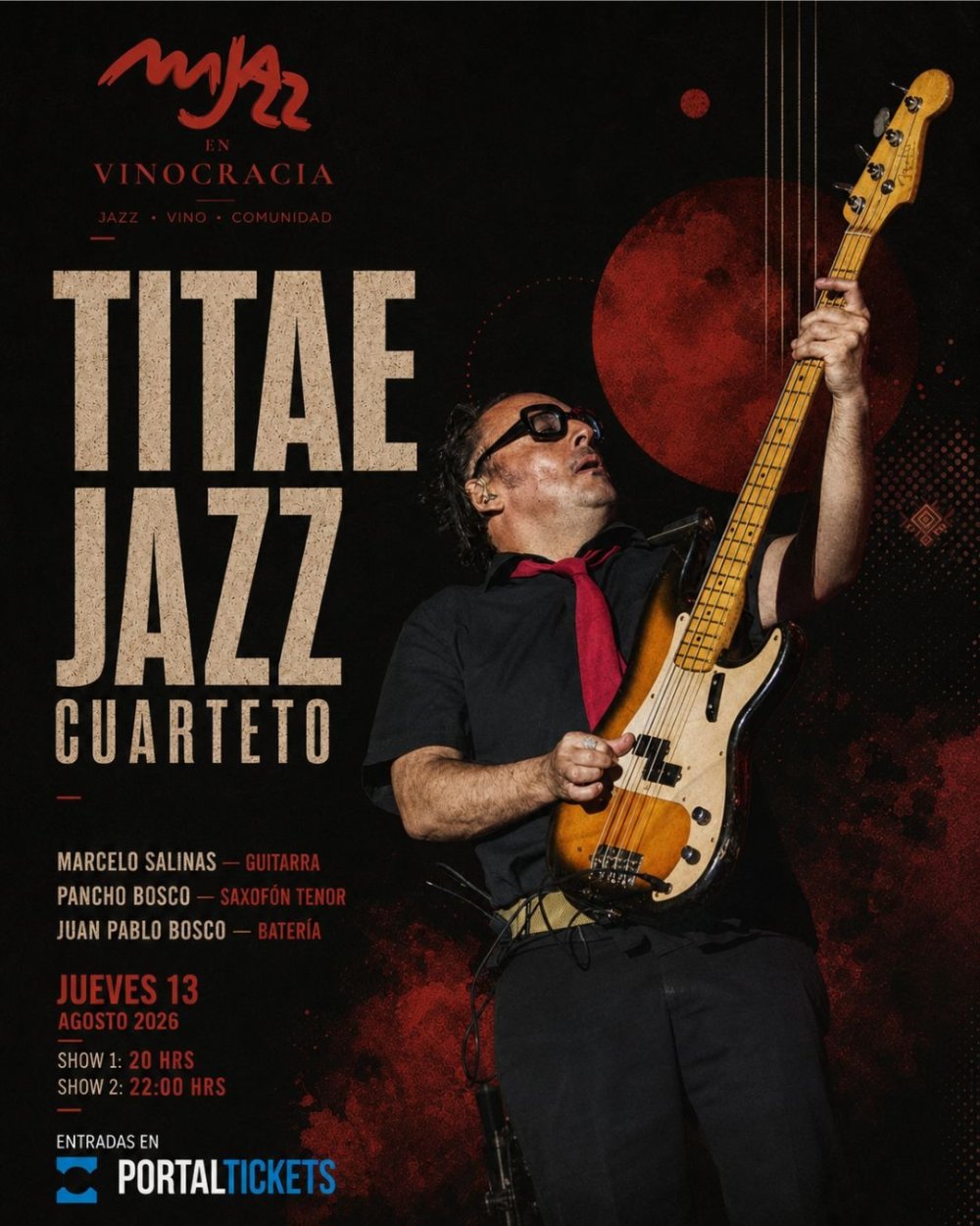 TITAE JAZZ CUARTETO: CICLO MJAZZ EN VINOCRACIA