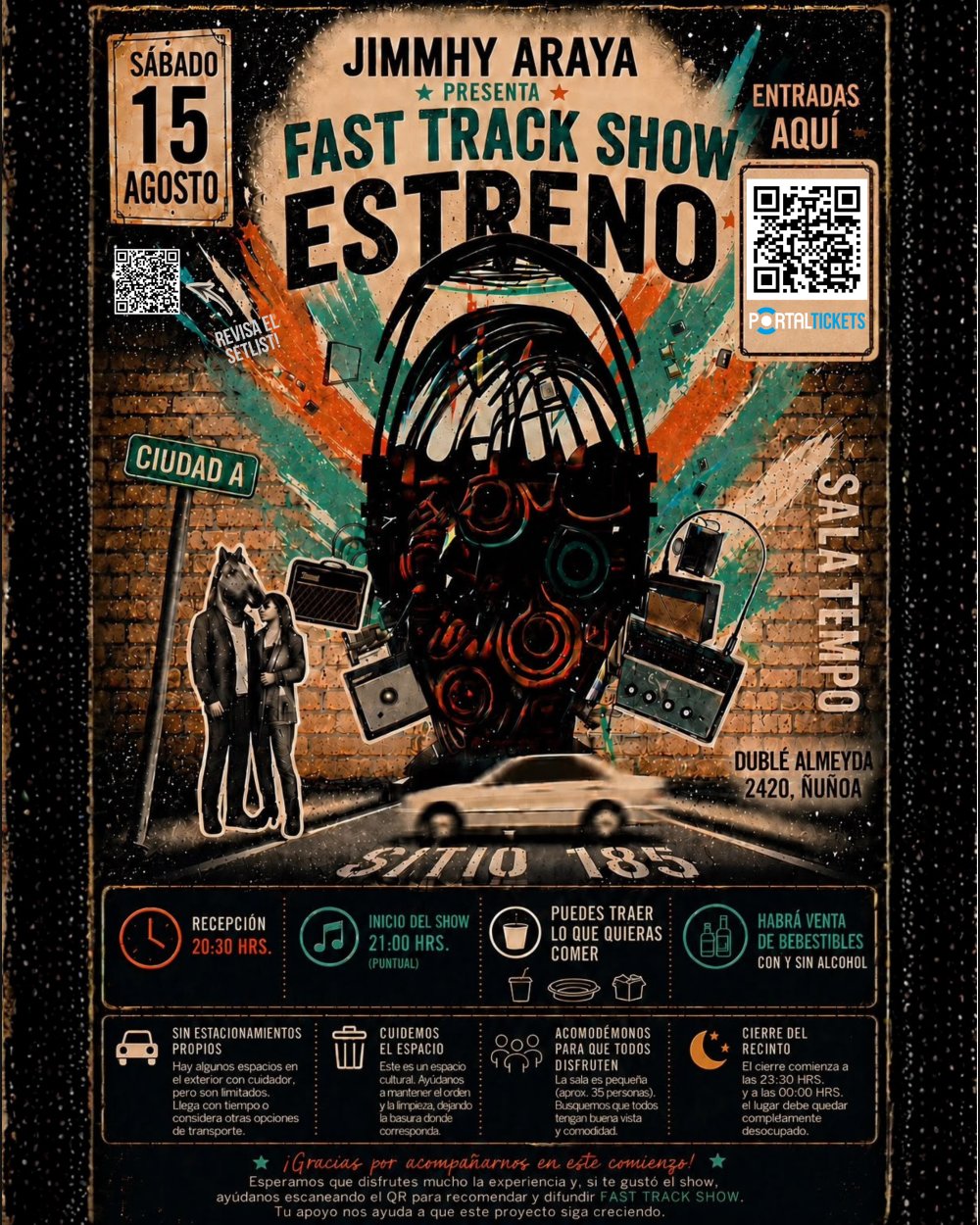 JIHMMY ARAYA: ESTRENO FASTTRACK SHOW VOL2 EN TEMPO STUDIOS