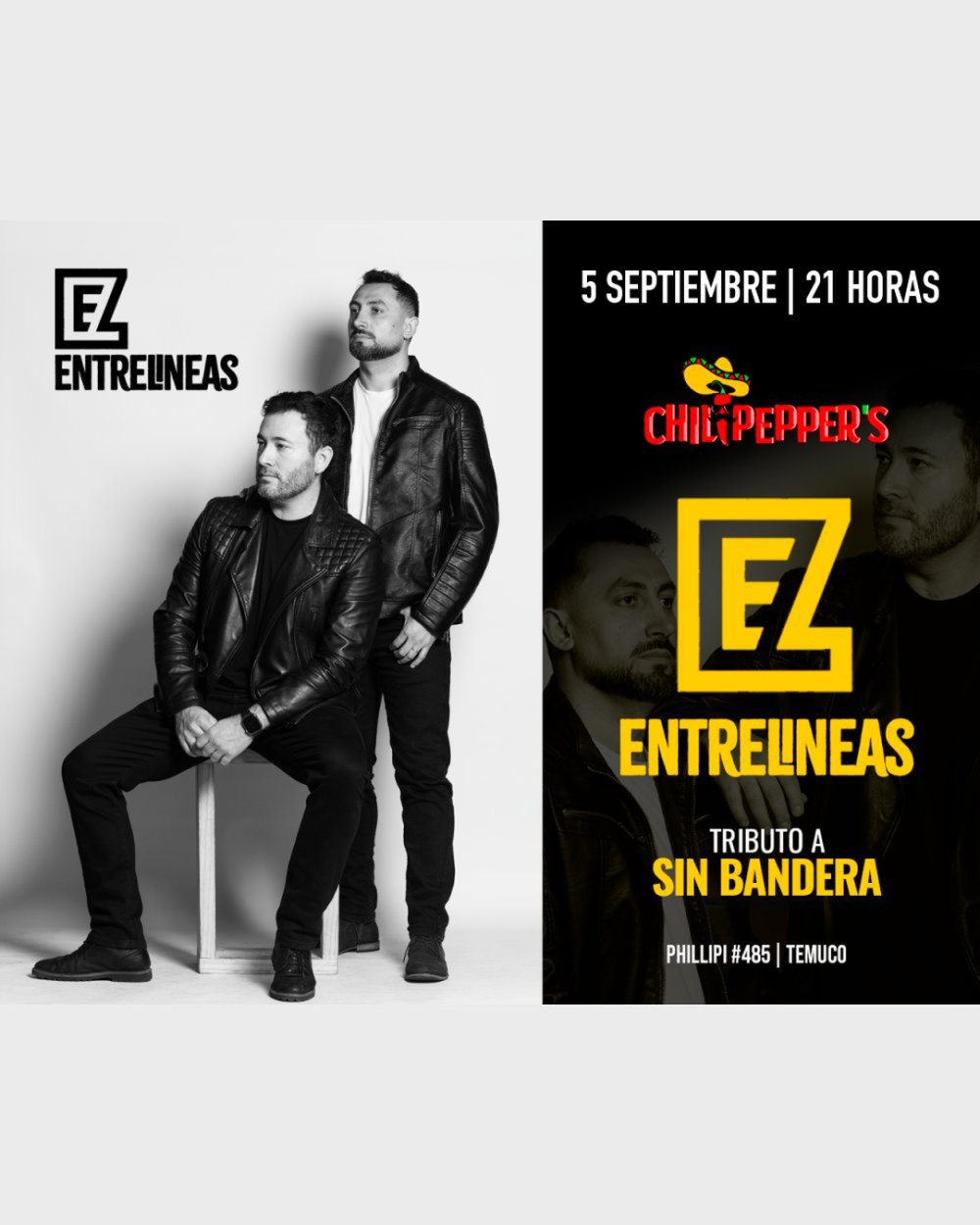 TRIBUTO SIN BANDERA EN CHILIPEPPER´S, TEMUCO