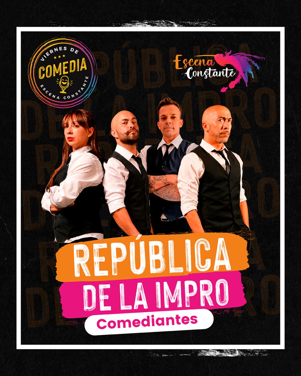 REPÚBLICA DE LA IMPRO EN TEATRO JORGE PEÑA HEN